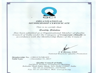 Organizational Membership Certificate
