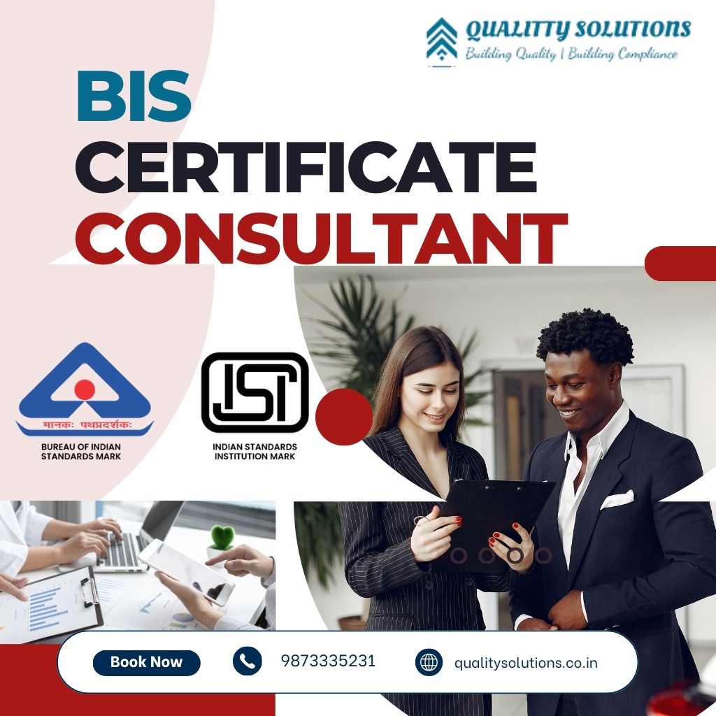 BIS Certificate Consultant in india