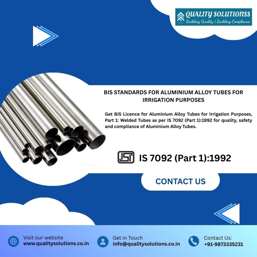 BIS Standards for Aluminium Alloy Tubes