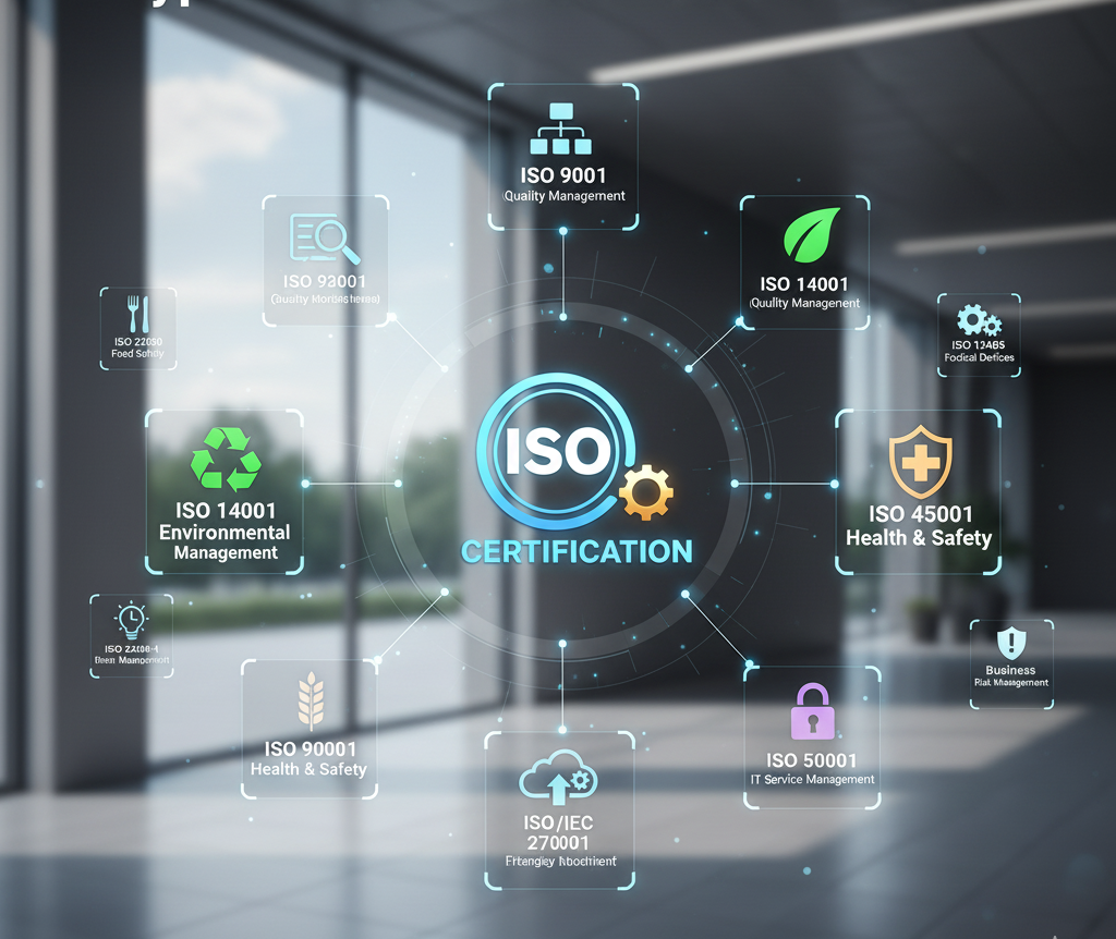 Types of ISO Certification We Offer